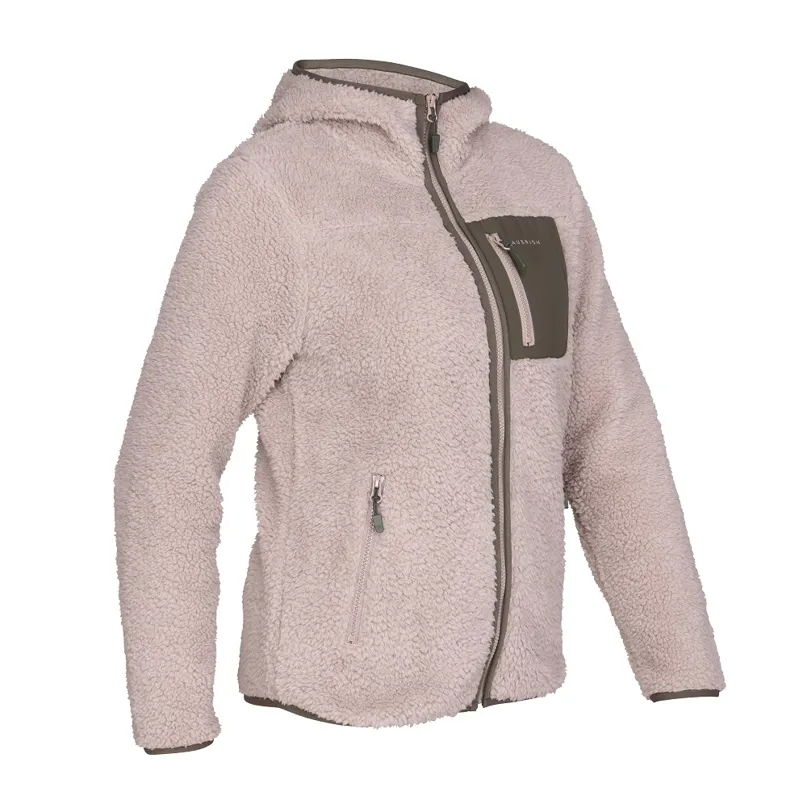 Shires Aubrion Clement Fleece Jacket Ladies in Taupe-1